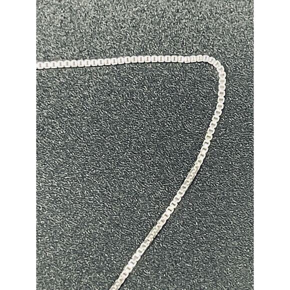 20” Sterling Silver Flower Pendant Necklace 925 I3 - Picture 3 of 9